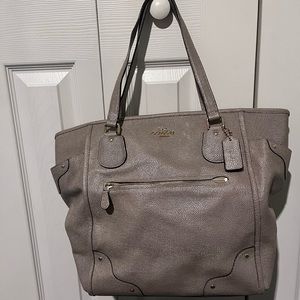 Metallic coach large bag
